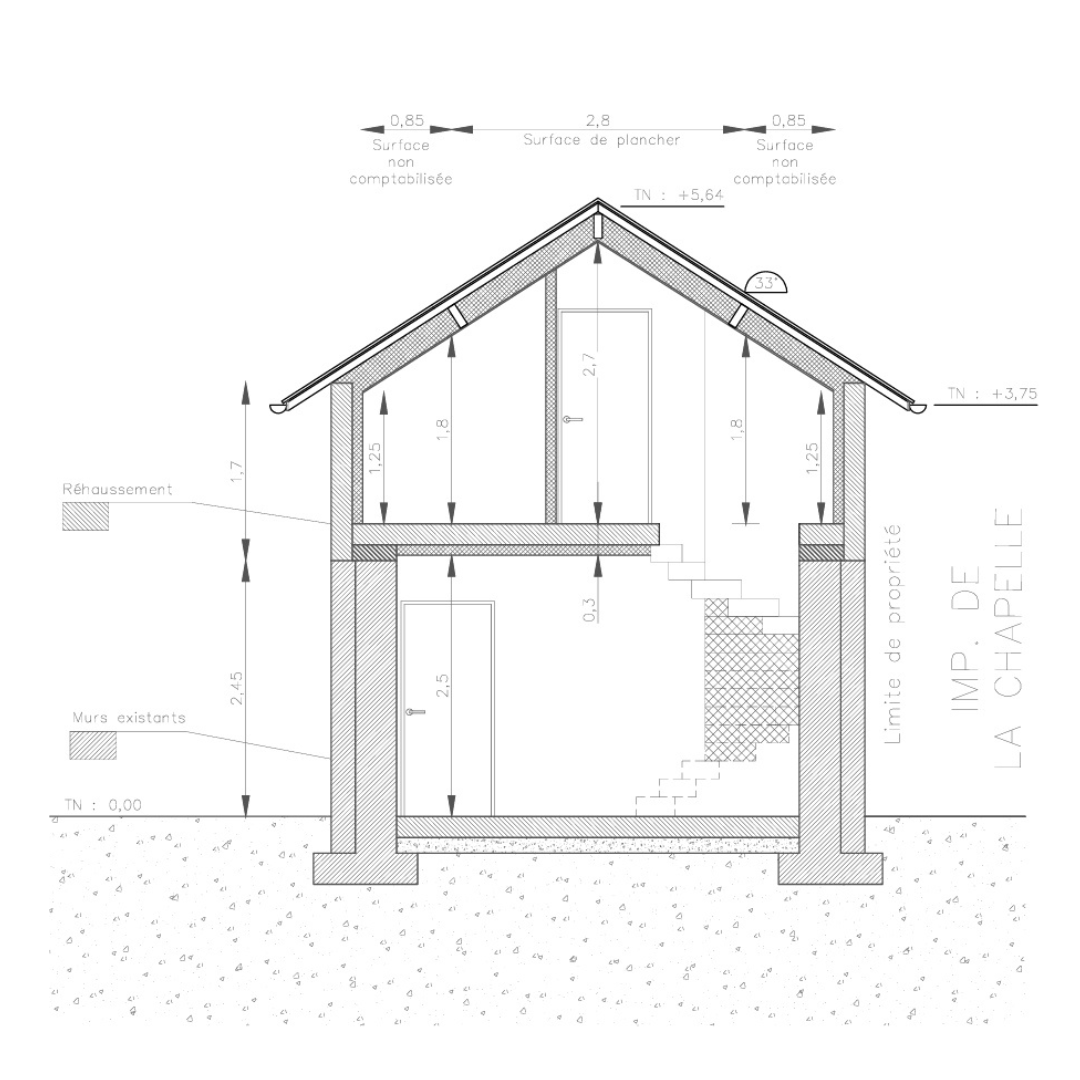 Plan de coupe (PCMI 3 / DPC3)