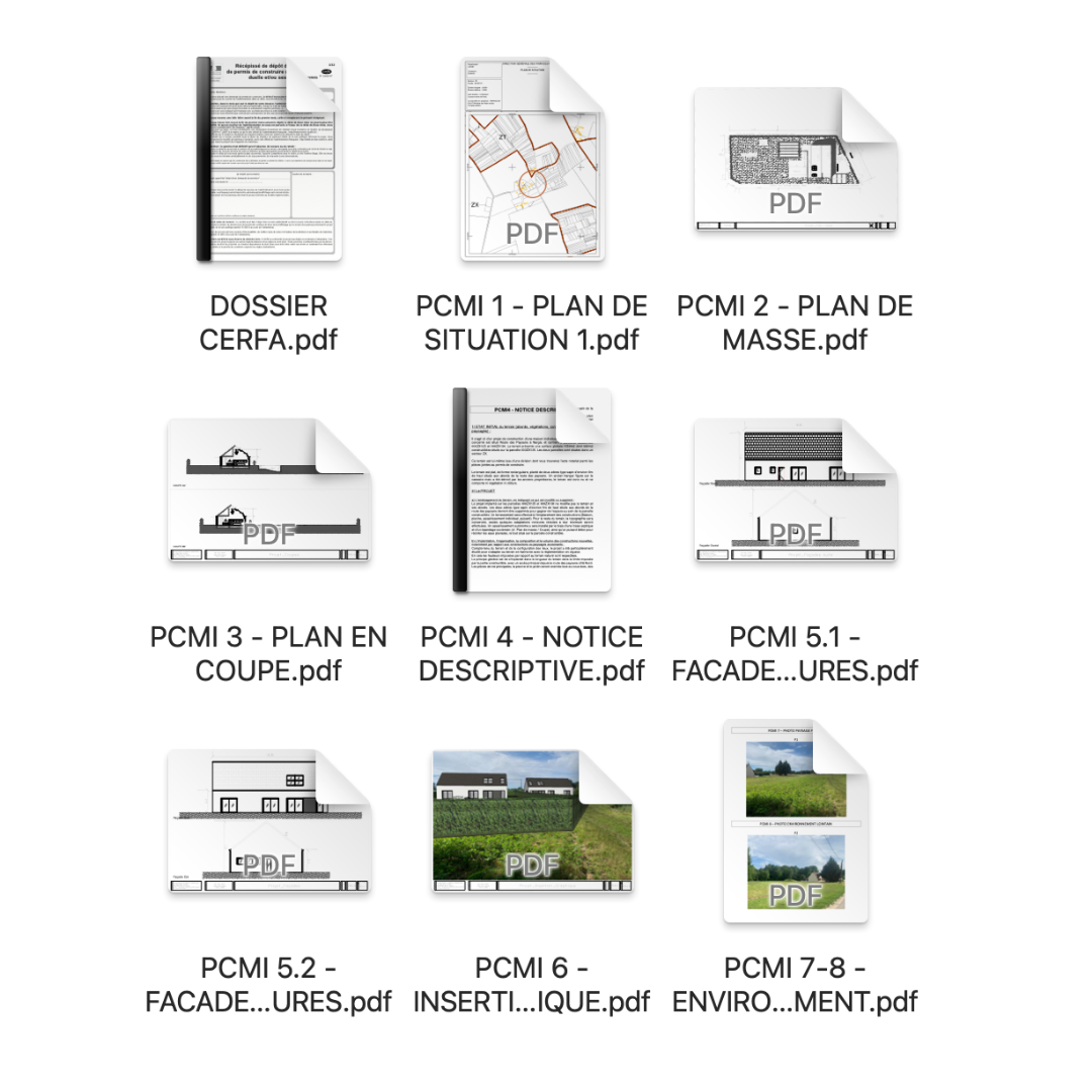 Permis de construire - Dossier complet